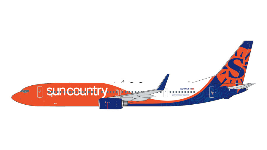 Pre-Order GeminiJets 1:400 Sun Country Airlines Boeing 737-900ER N904SY GJSCX2407