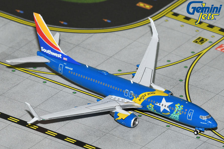 Gemini Jets 1:400 Southwest Airlines Boeing 737-800 N8646B "Nevada One" GJSWA2246