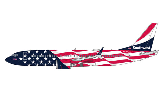 Pre-Order GeminiJets 1:400 Southwest Airlines Boeing 737 MAX 8 N8719Q "Liberty One" GJSWA2440