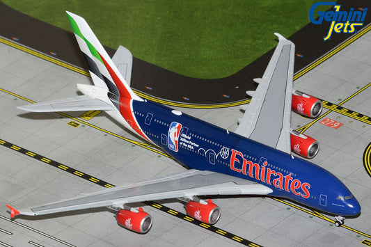Gemini Jets 1:400 Emirates Airbus A380 "NBA" A6-EOD GJUAE2271