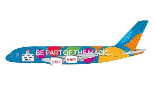 Pre-Order Gemini Jets 1:400 Emirates Airbus A380 "Be Part of the Magic" A6-EES GJUAE2345
