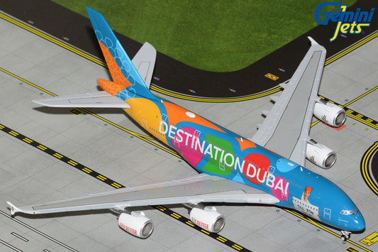 Pre-Order Gemini Jets 1:400 Emirates Airbus A380 "Be Part of the Magic" A6-EES GJUAE2345