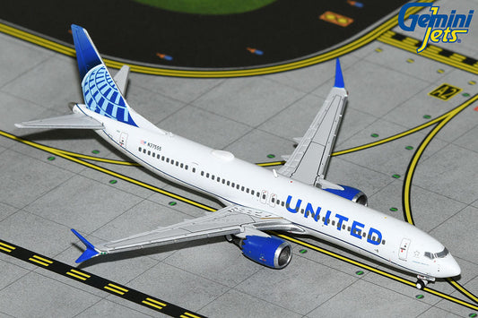 Gemini Jets 1:400 United Airlines Boeing 737 MAX 9 N37555 GJUAL2226