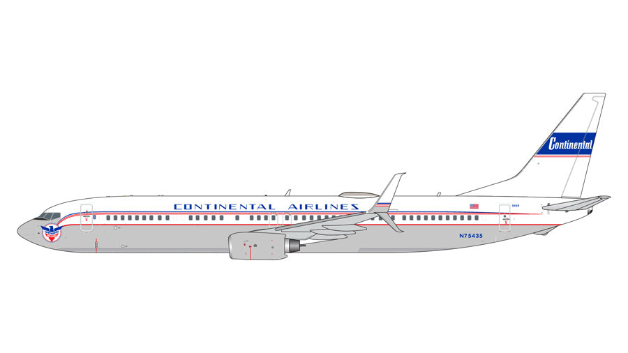 Pre-Order Gemini Jets 1:400 United Airlines Boeing 737-900ER N75435 "Continental Retro" GJUAL2343