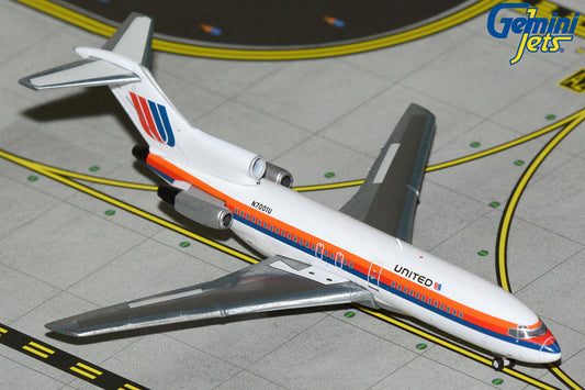 Gemini Jets 1:400 United Airlines Boeing 727-100 N7001U GJUAL2349