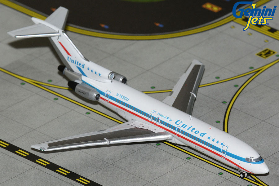 GeminiJets 1:400 United Airlines Boeing 727-200 N7620U GJUAL2352
