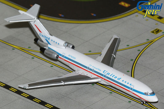 GeminiJets 1:400 United Airlines Boeing 727-200 N7620U GJUAL2352