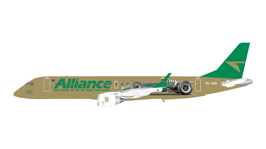 GeminiJets 1:400 Alliance Airlines Embraer ERJ-190 VH-A2N "Jack Brabham's F1 Race Car" GJUTY2405