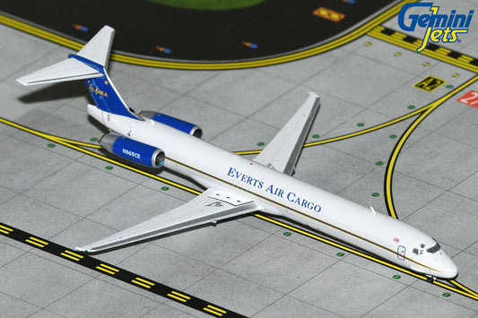 Gemini Jets 1:400 Everts Air Cargo McDonnell Douglas MD-83SF N965CE GJVTS2067