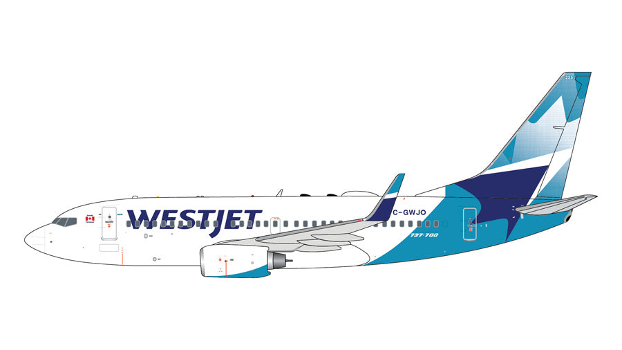Gemini Jets 1:400 WestJet Boeing 737-700 C-GWJO GJWJA2370