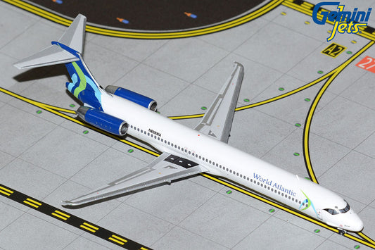 Gemini Jets 1:400 World Atlantic Airlines McDonnell Douglas MD-83 N808WA GJWST2007