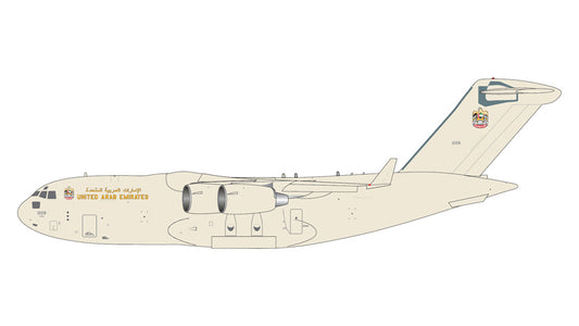 Pre-Order GeminiJets 1:400 United Arab Emirates Boeing C-17 Globemaster III 1228 GMUAE159