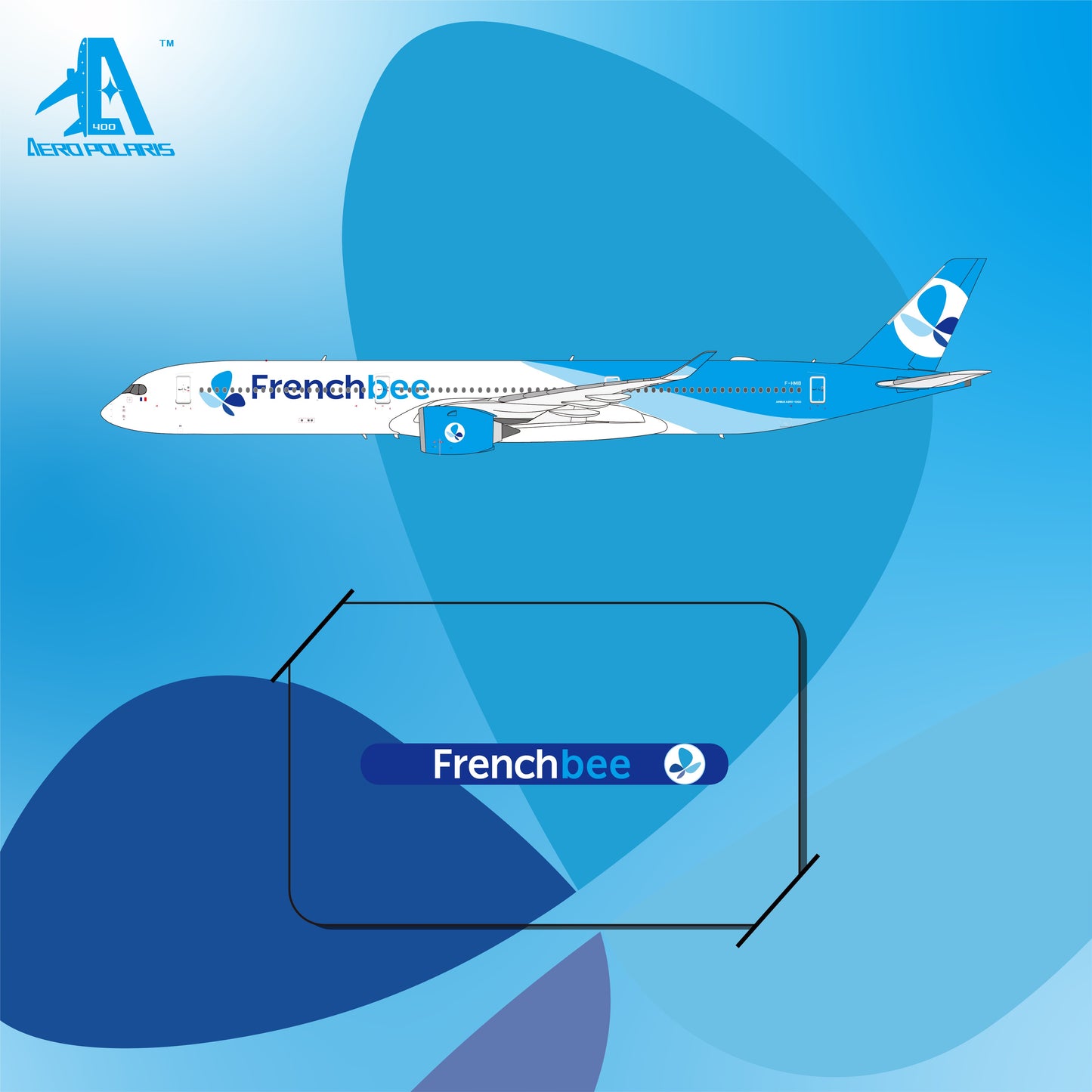 Pre-Order Aero Polaris 1:400 French Bee Airbus A350-1000 F-HMIB HA35K0003