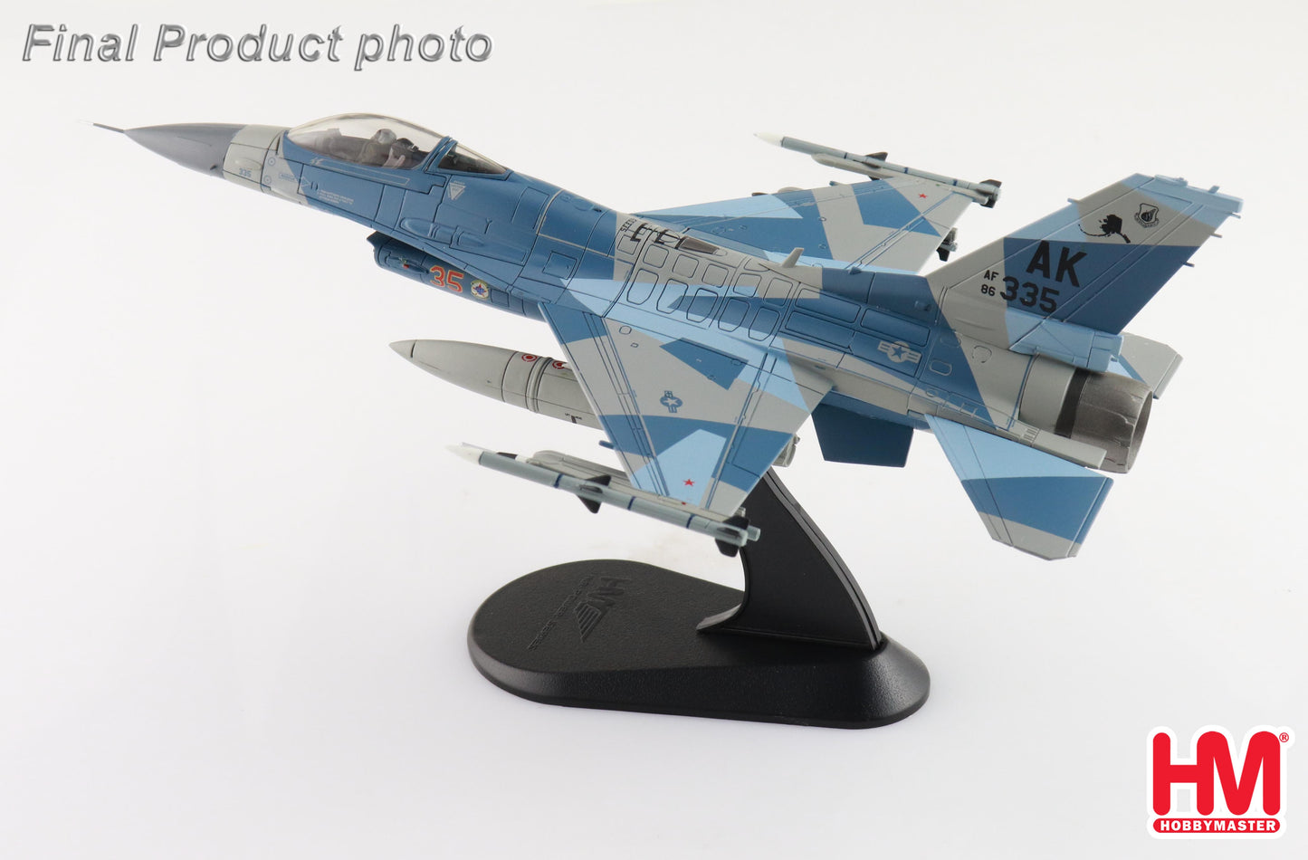 Hobby Master 1:72 Lockheed F-16C "Blue Splinter" 86-0335, 354th Wing, 18th AGRS, Eielson AFB, Alaska, 2018 HA38005