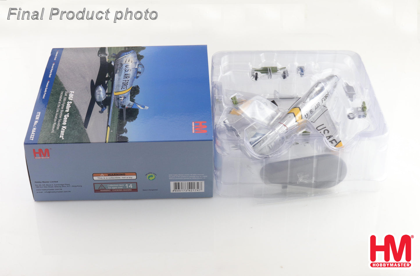 Hobby Master 1:72 F-86F "Gene Kranz" 24872, USAF, EAA Aviation Museum HA4327