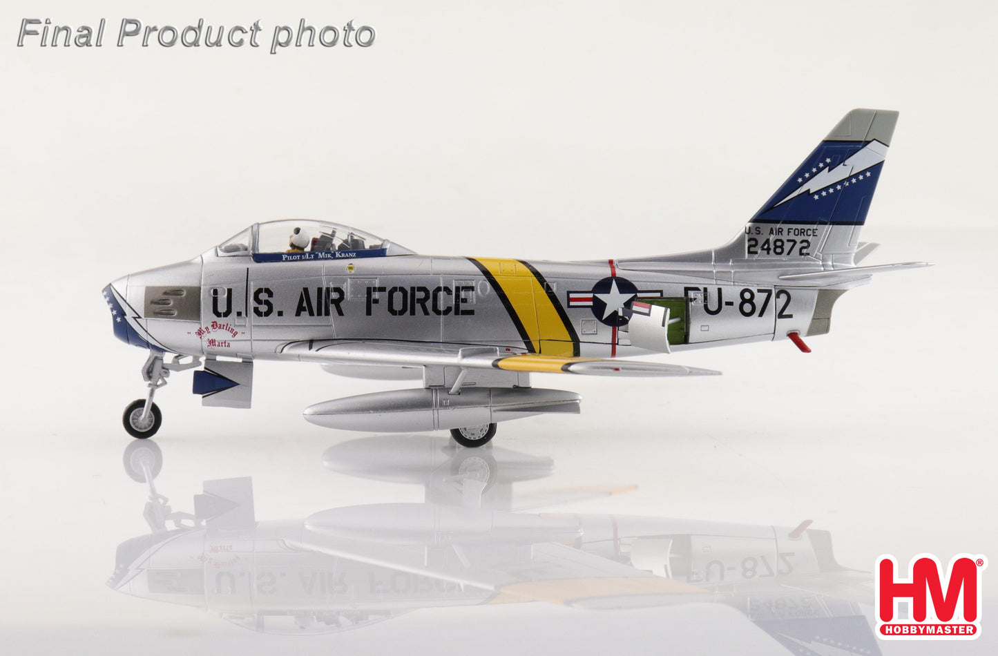 Hobby Master 1:72 F-86F "Gene Kranz" 24872, USAF, EAA Aviation Museum HA4327