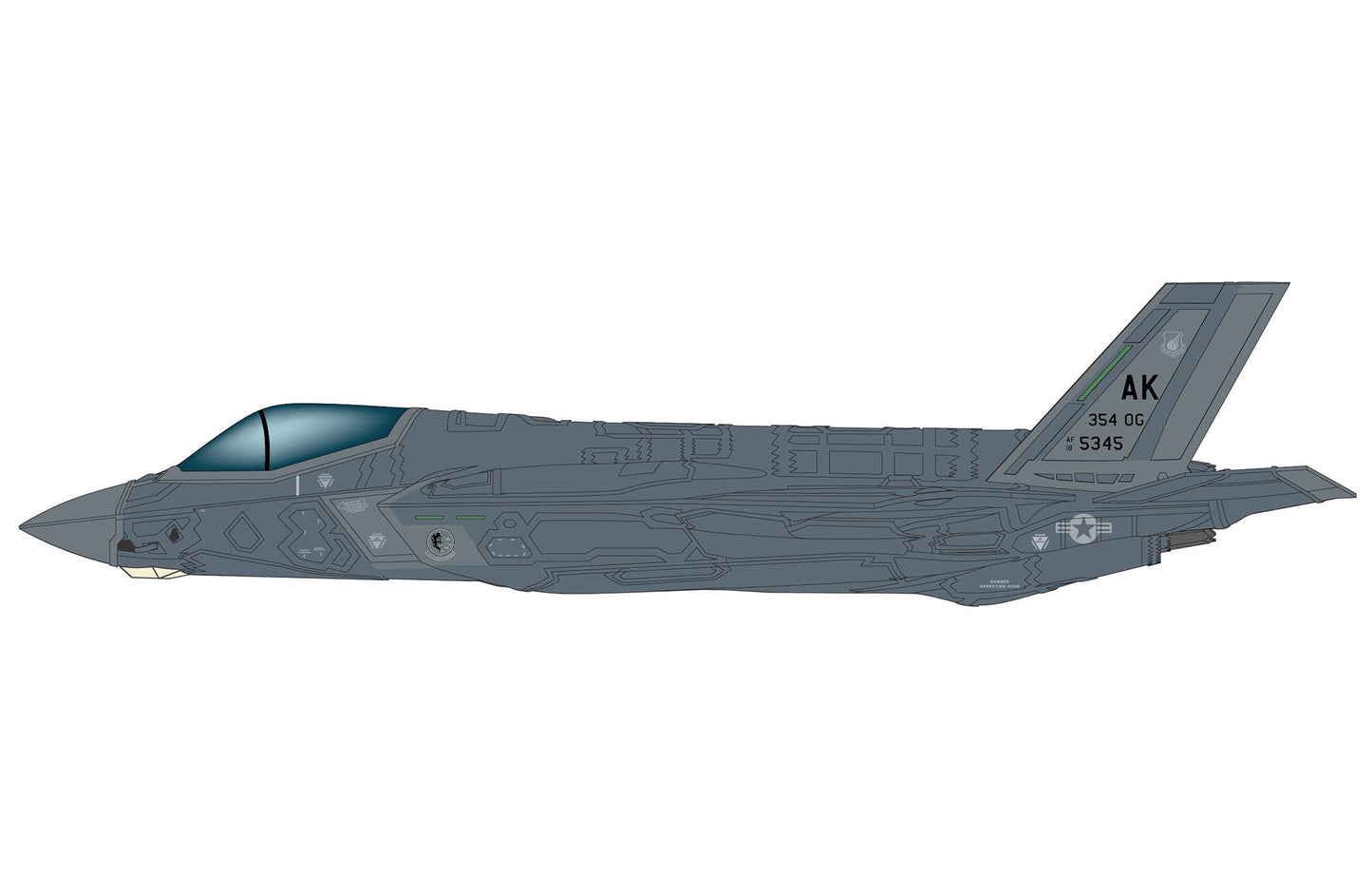 Hobby Master 1:72 F-35A Lightning II 5345, 354th OG, Alaska, 2020s HA4446