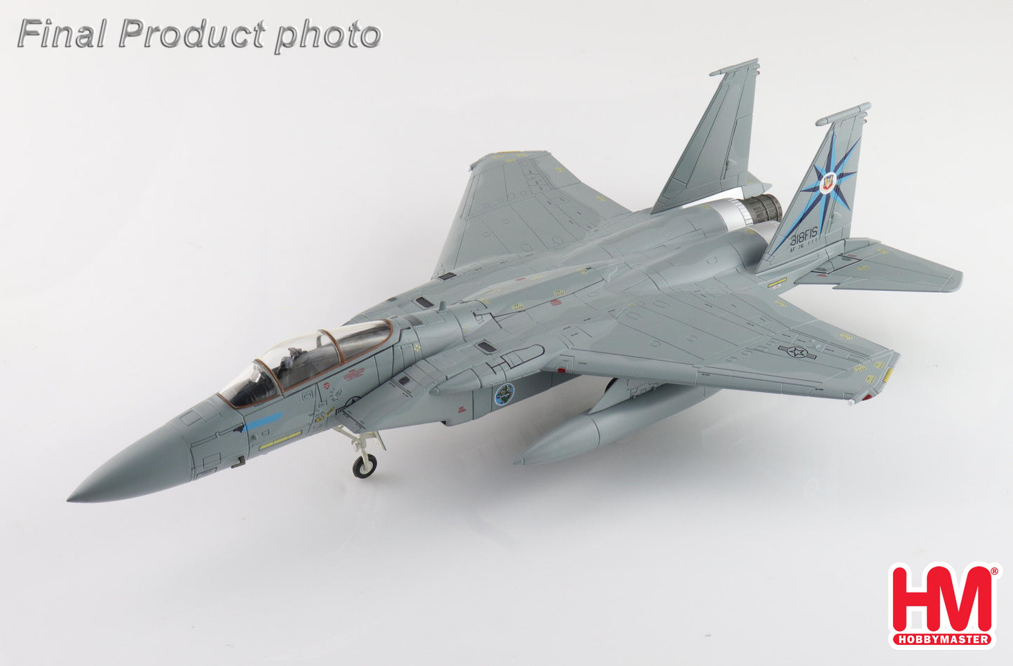 Hobby Master 1:72 F-15A Eagle 76-0111, 318th FIS, USAF (with ASM-135 missile) HA4544