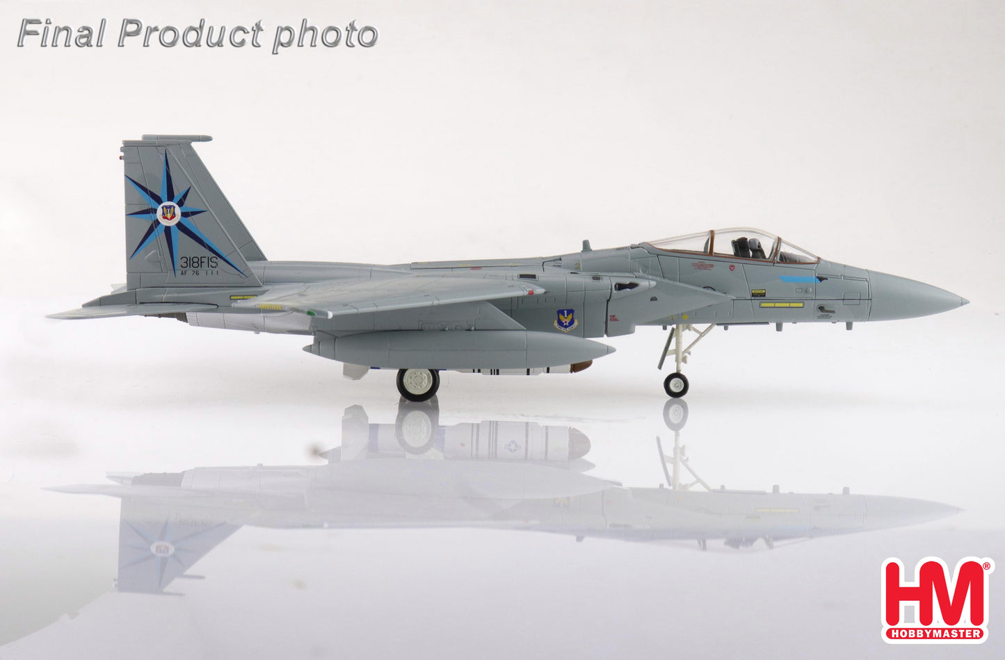 Hobby Master 1:72 F-15A Eagle 76-0111, 318th FIS, USAF (with ASM-135 missile) HA4544