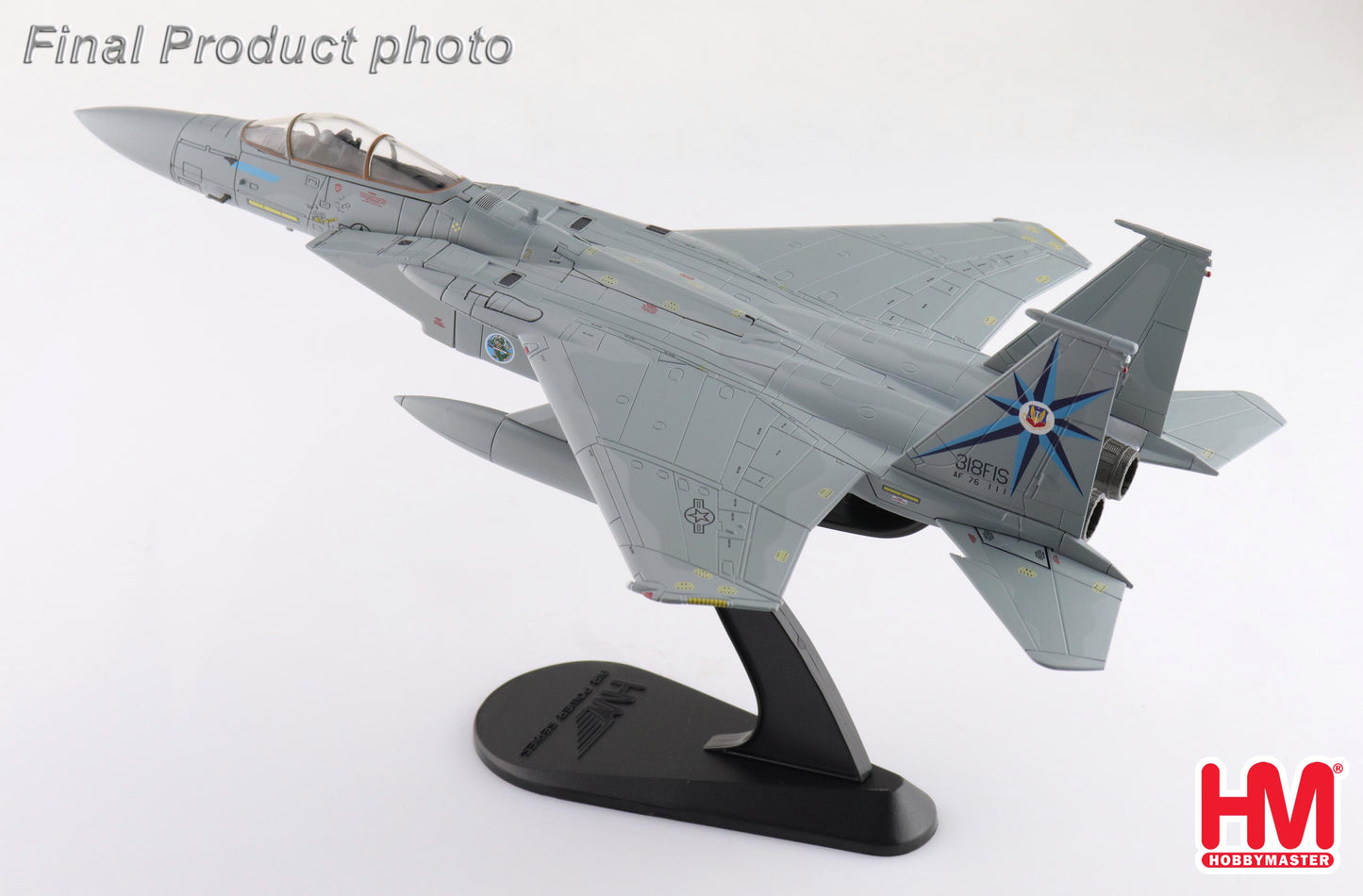 Hobby Master 1:72 F-15A Eagle 76-0111, 318th FIS, USAF (with ASM-135 missile) HA4544