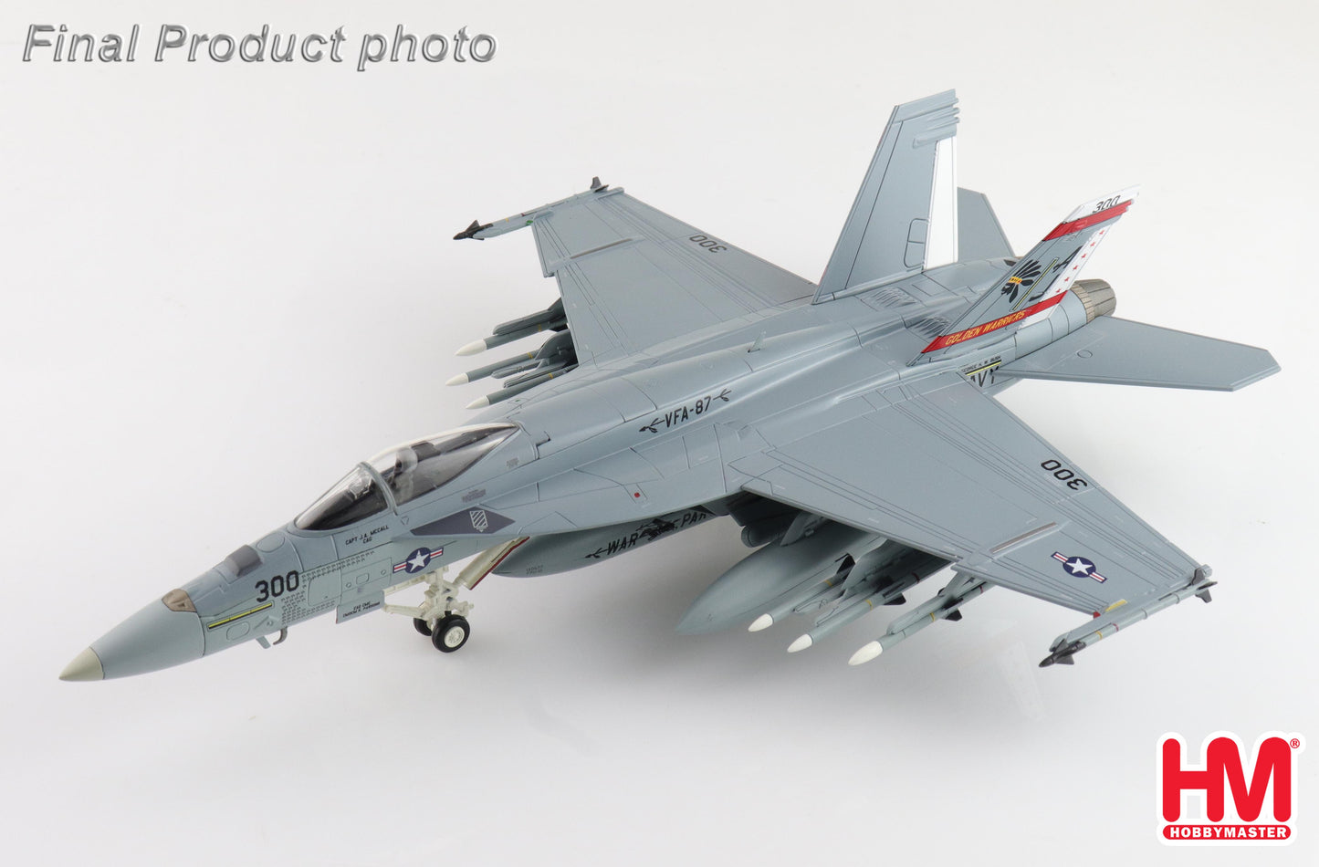 Hobby Master 1:72 F/A-18E "Golden Warriors" 168910, VFA-87, 2017 "Operation Inherent Resolve" HA5141