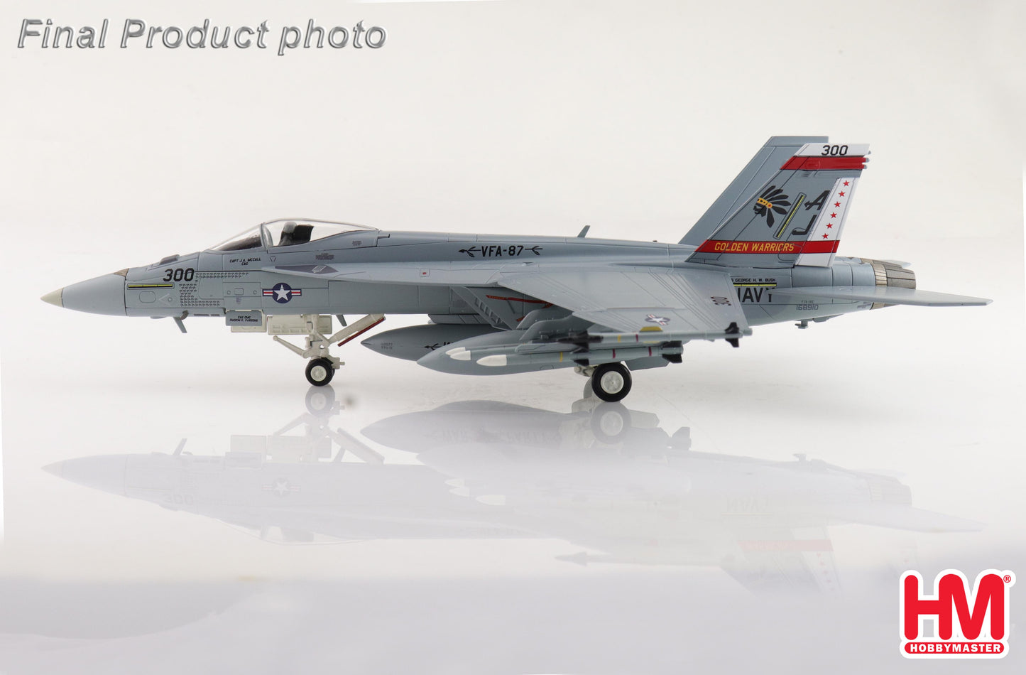 Hobby Master 1:72 F/A-18E "Golden Warriors" 168910, VFA-87, 2017 "Operation Inherent Resolve" HA5141