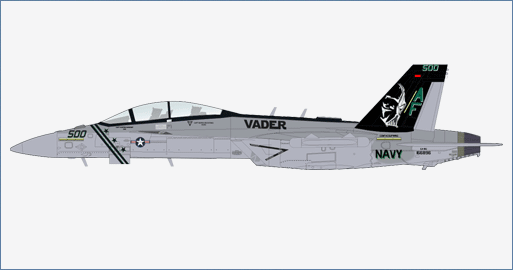 Hobby Master 1:72 EA-18 Growler 166896, VAQ-209, US Navy, 2024 HA5159