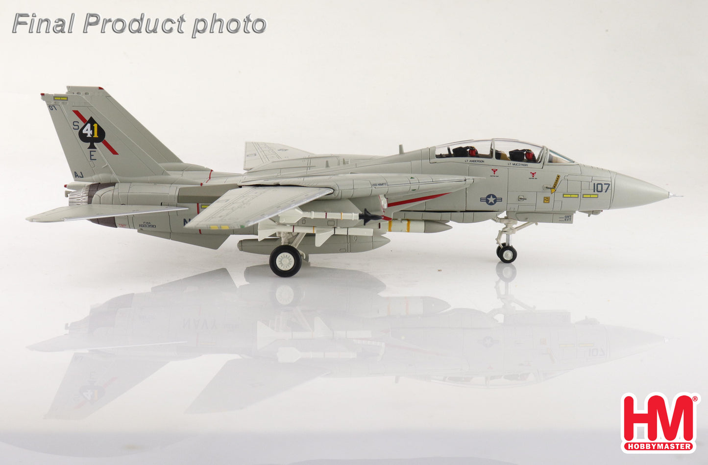 Hobby Master 1:72 F-14A "Sukhoi Killer" 160390, VF-41, USS Nimitz, Feb 1982 HA5257