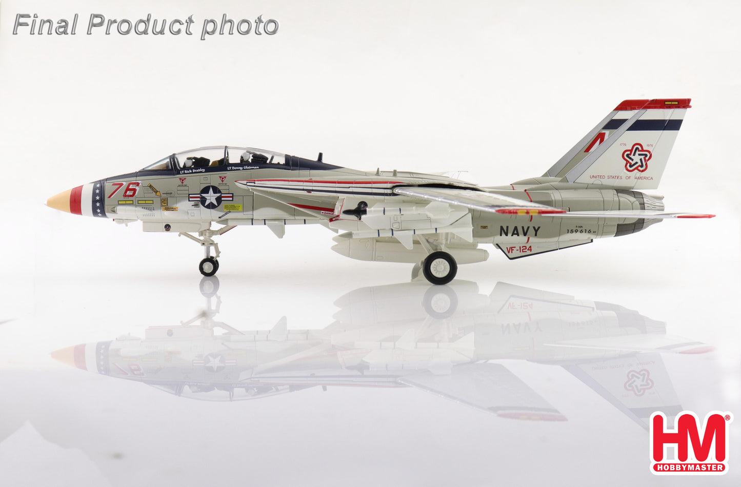 Hobby Master 1:72 F-14A "Bicentennial Scheme" 159616, VF-124, 1976 HA5259