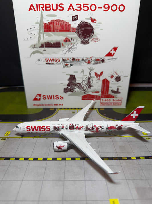 Phoenix Models 1:400 Swiss Airbus A350-900 HB-IFA "Wanderlust" 12003