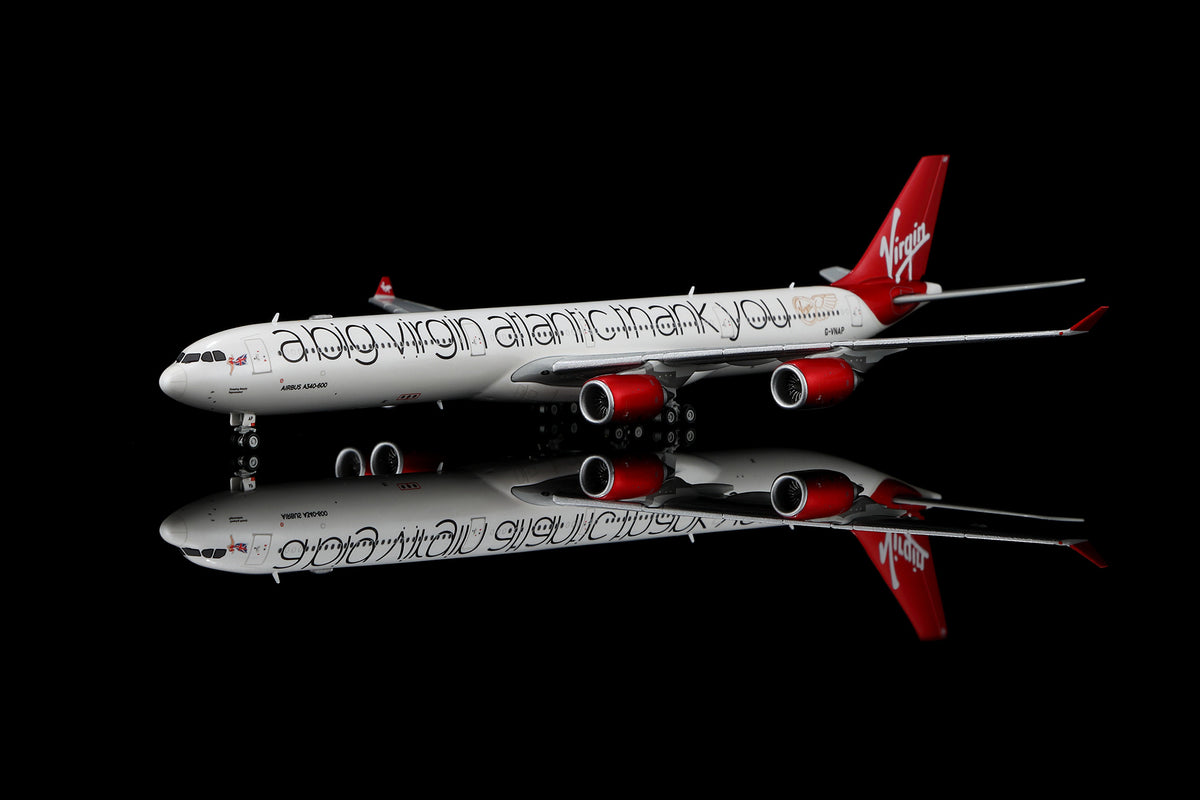 YY Wings 1:400 Virgin Atlantic Airbus A340-600 G-VNAP "Thank You"