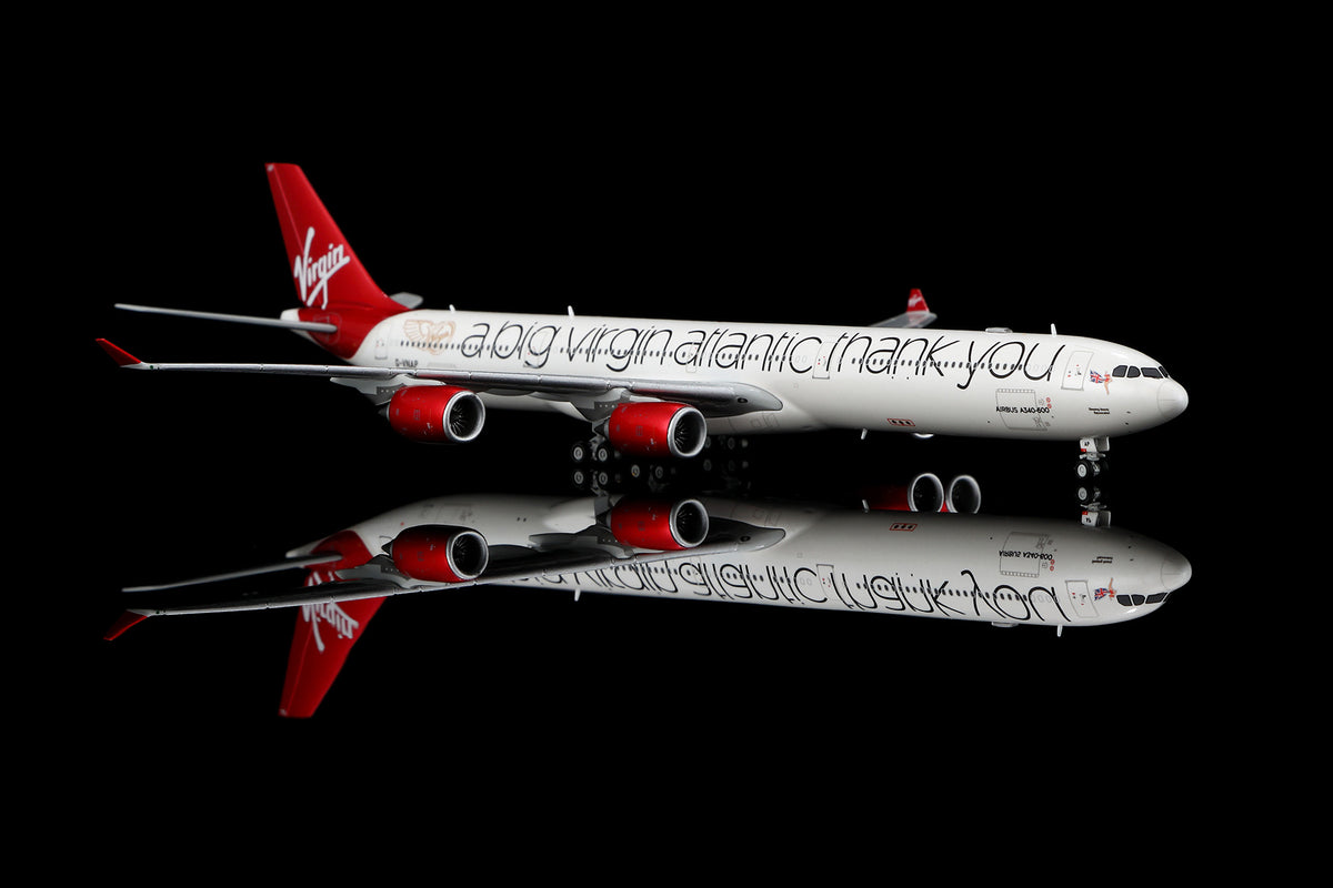 YY Wings 1:400 Virgin Atlantic Airbus A340-600 G-VNAP "Thank You"