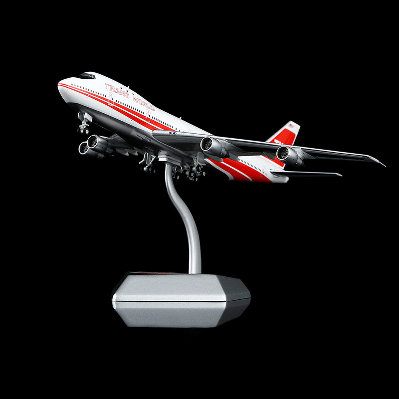 HX Models 1:400 Trans World Airlines (TWA) Boeing 747-100 N53111