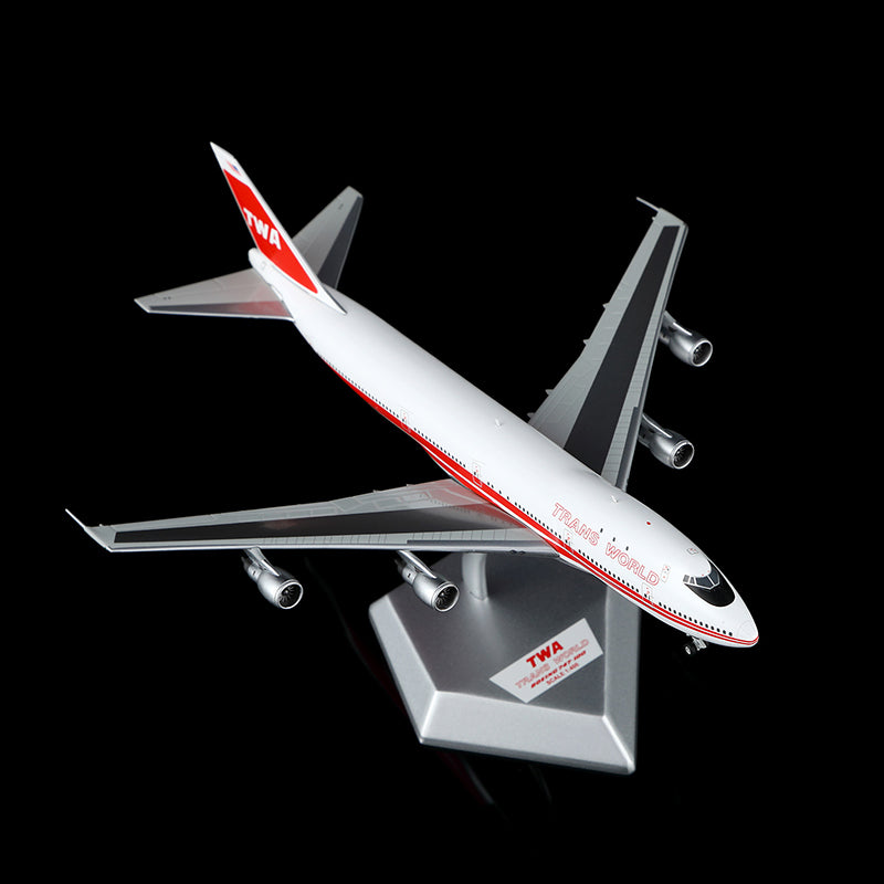 HX Models 1:400 Trans World Airlines (TWA) Boeing 747-100 N53111