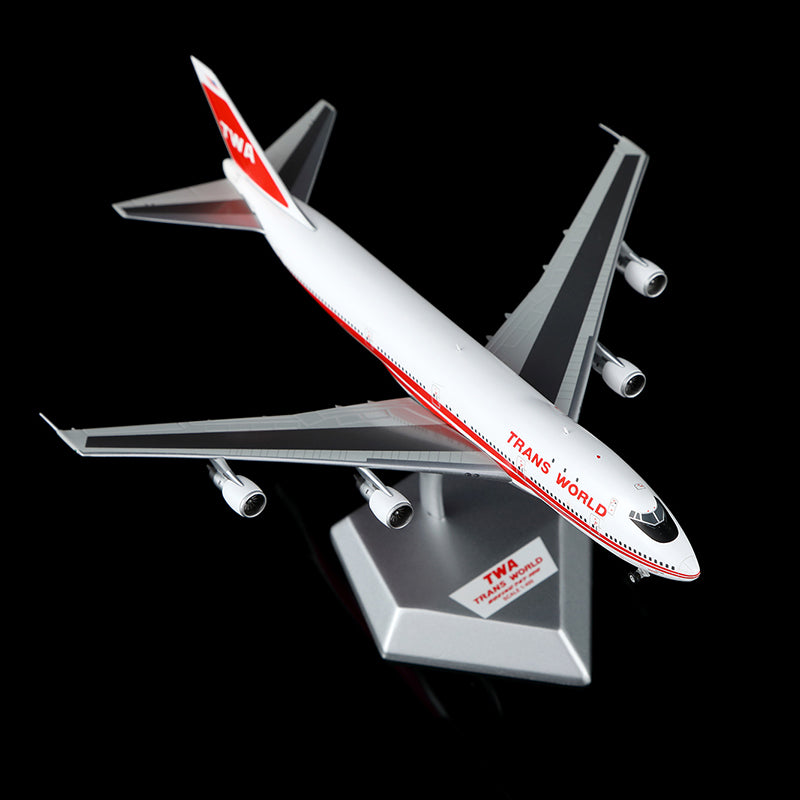 HX Models 1:400 Trans World Airlines (TWA) Boeing 747-100 N93105