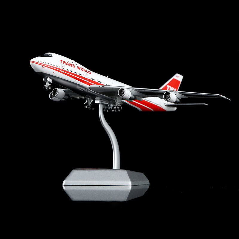 HX Models 1:400 Trans World Airlines (TWA) Boeing 747-100 N93105