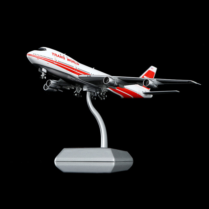 HX Models 1:400 Trans World Airlines (TWA) Boeing 747-100 N93107