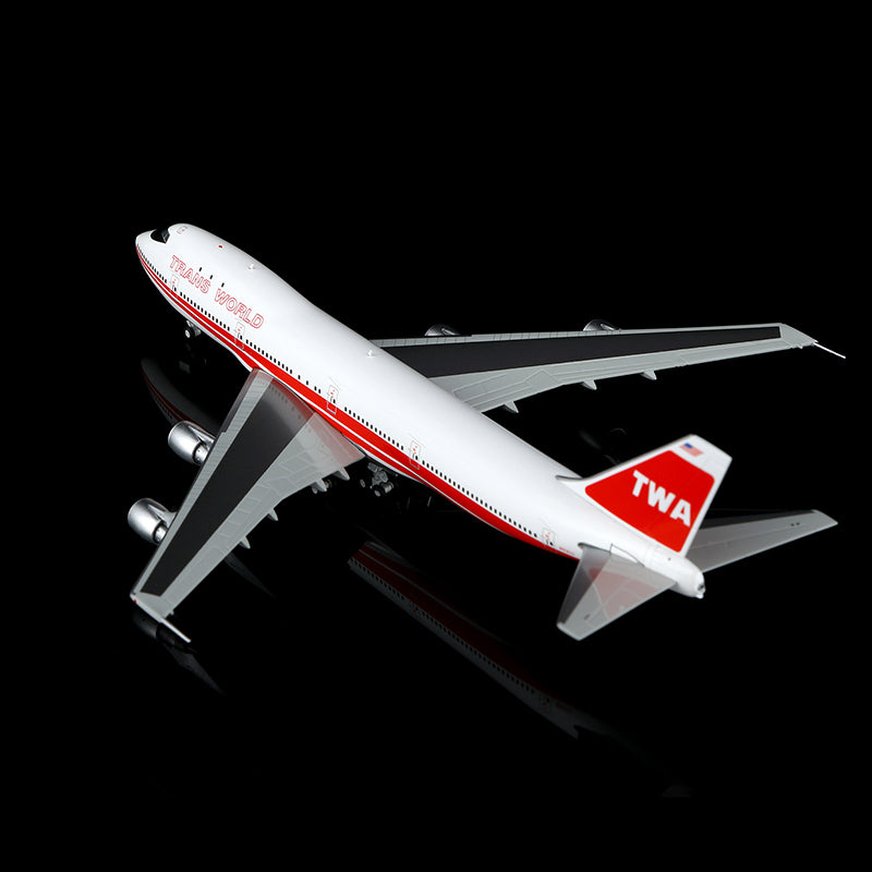 HX Models 1:400 Trans World Airlines (TWA) Boeing 747-100 N53111