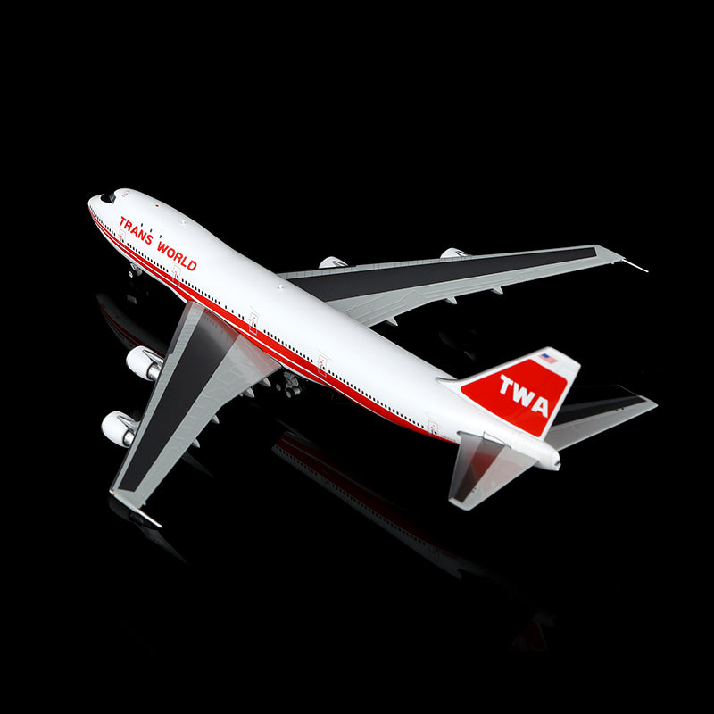 HX Models 1:400 Trans World Airlines (TWA) Boeing 747-100 N93105