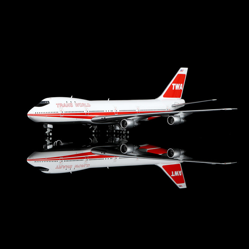 HX Models 1:400 Trans World Airlines (TWA) Boeing 747-100 N53111