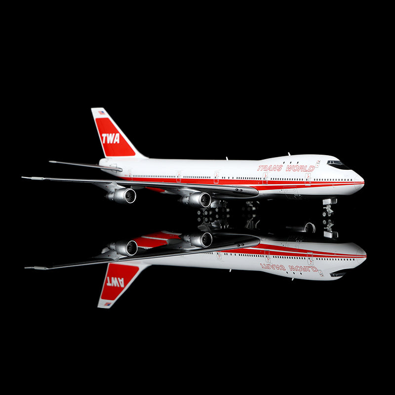HX Models 1:400 Trans World Airlines (TWA) Boeing 747-100 N53111