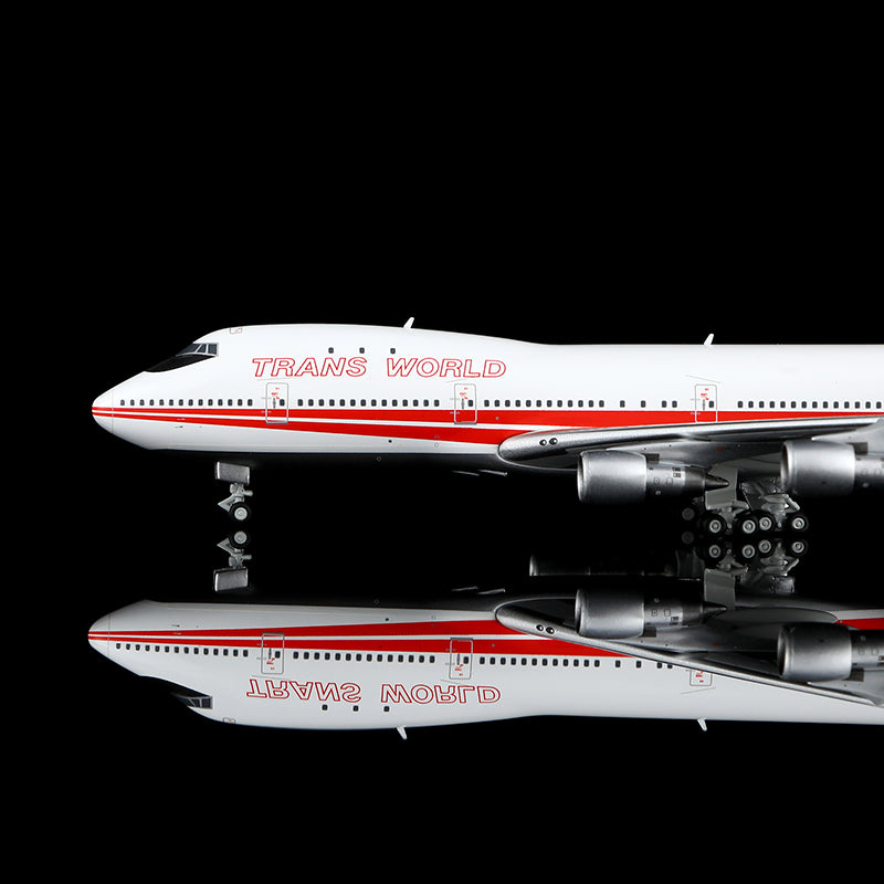 HX Models 1:400 Trans World Airlines (TWA) Boeing 747-100 N53111