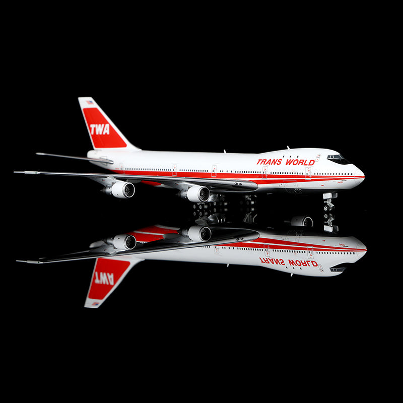 HX Models 1:400 Trans World Airlines (TWA) Boeing 747-100 N93105