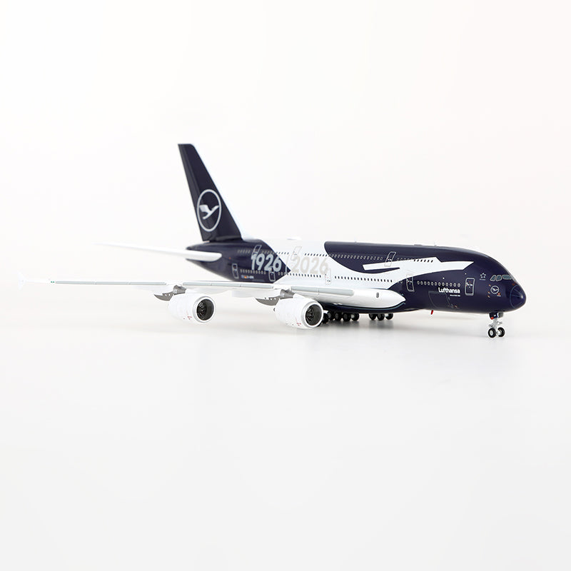 HX Models 1:400 Lufthansa Airbus A380 D-AIMH "100 Years"