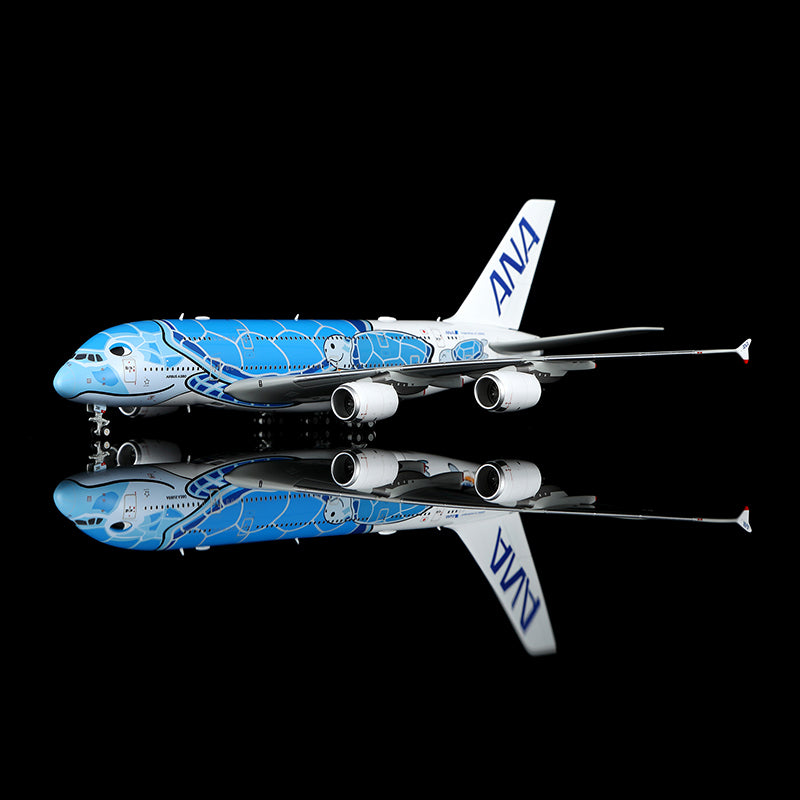 HX Models 1:400 All Nippon Airways (ANA) Airbus A380 JA381A "Flying Honu"
