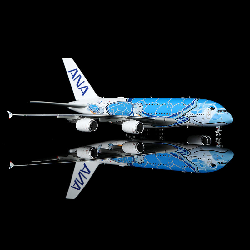 HX Models 1:400 All Nippon Airways (ANA) Airbus A380 JA381A "Flying Honu"
