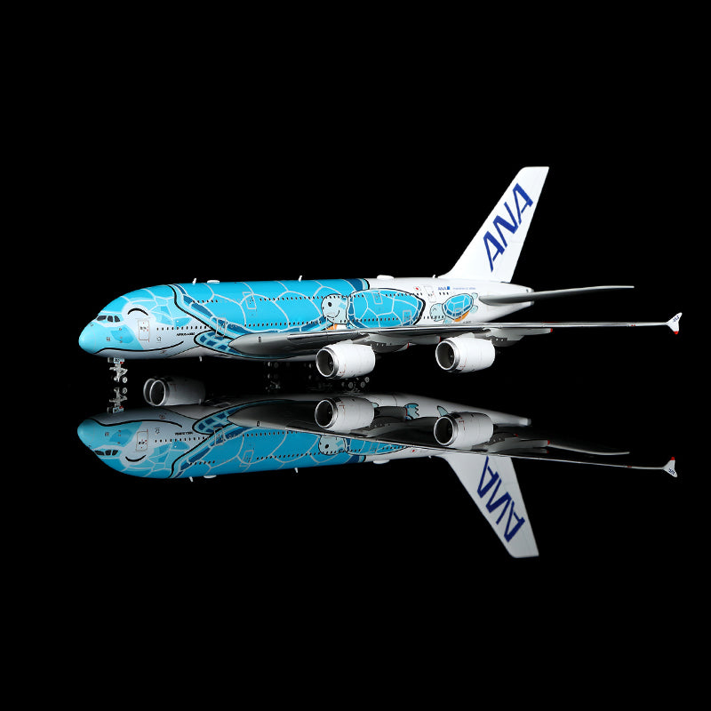 HX Models 1:400 All Nippon Airways (ANA) Airbus A380 JA382A "Flying Honu"