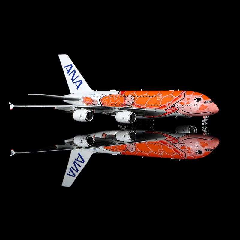 HX Models 1:400 All Nippon Airways (ANA) Airbus A380 JA383A "Flying Honu"