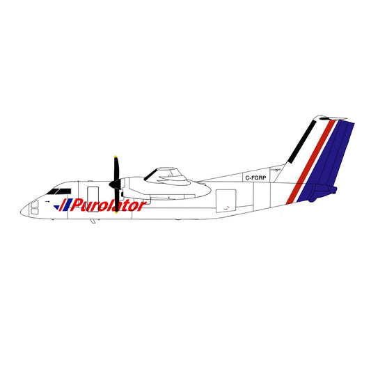3D Design Deck 1:400 Purolator DHC Dash 8 Q100 C-FGRP 145
