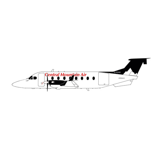 3D Design Deck 1:200 Central Mountain Air Beechcraft 1900D C-FCMO 158